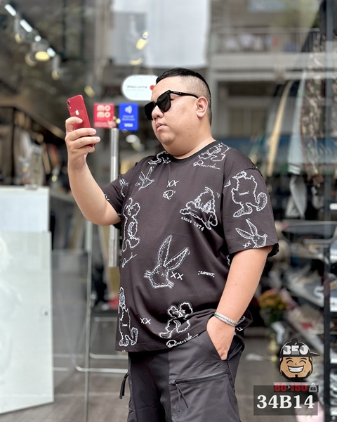 Áo thun Nam Bigsize 80 đến 150KG in 3D Đen ,Carrot Ne ,Cotton co giãn 4D ,thấm hút co giãn thoáng mát tốt vào mùa hè 2 Áo thun Nam Bigsize 80 đến 150KG in 3D Đen ,Carrot Ne ,Cotton co giãn 4D ,thấm hút co giãn thoáng mát tốt vào mùa hè - Ảnh 2