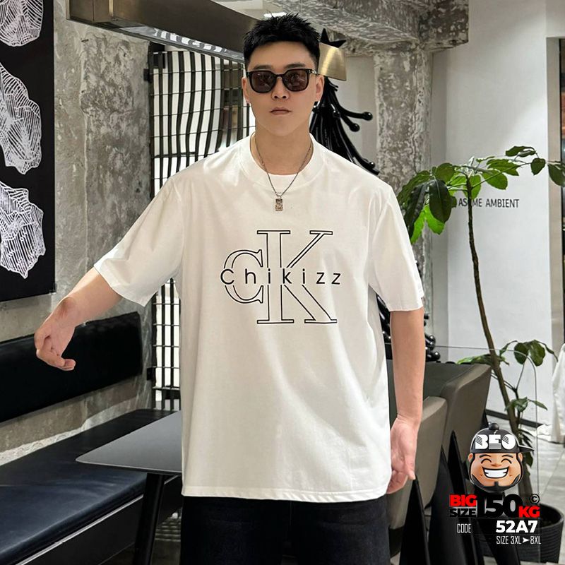 Áo thun tay ngắn cotton thun CK Chikizz 5 Áo thun tay ngắn cotton thun CK Chikizz - Ảnh 5