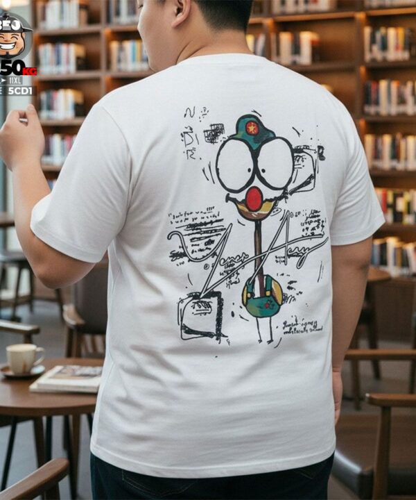 Áo thun tay ngắn cotton mềm họa tiết Quirky Cadet cá tính