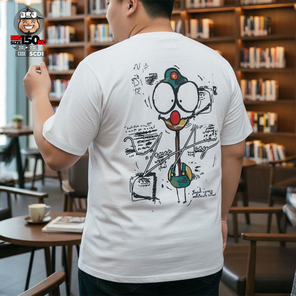 Áo thun tay ngắn cotton mềm họa tiết Quirky Cadet cá tính 1 Áo thun tay ngắn cotton mềm họa tiết Quirky Cadet cá tính