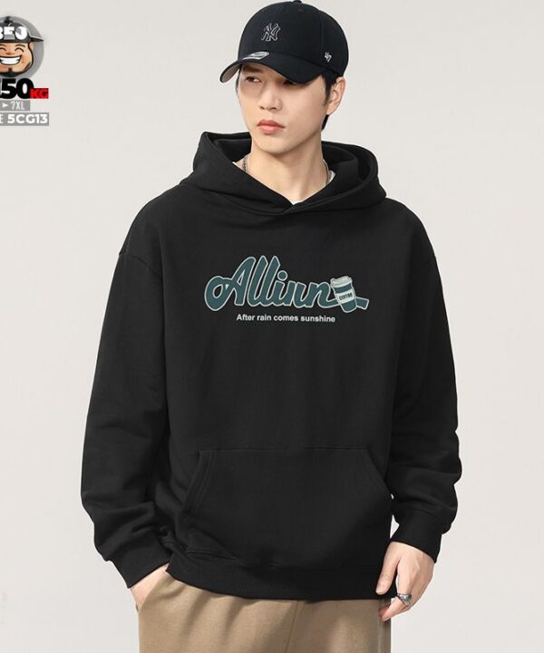Alternative view of Hoodie cotton 100 360gsm mềm mại họa tiết Allinn sunshine