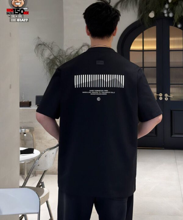 Áo thun tay ngắn hype cotton barcode in moutain 2