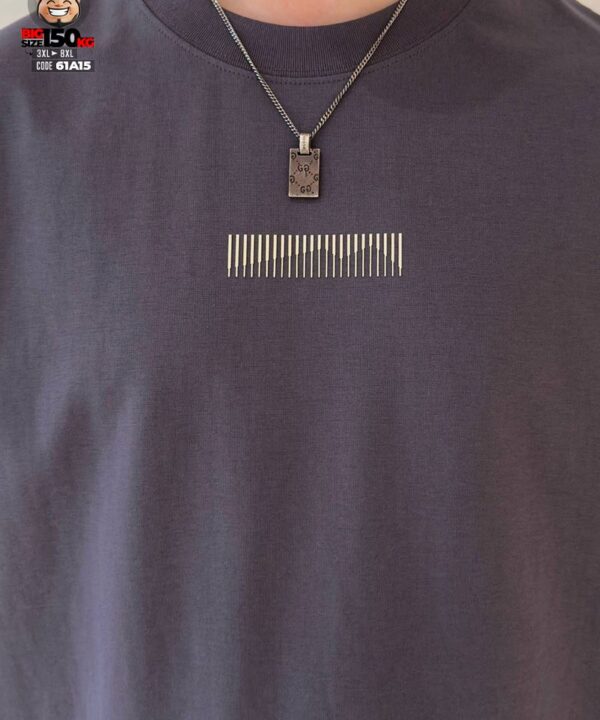 Áo thun tay ngắn hype cotton barcode in moutain 4