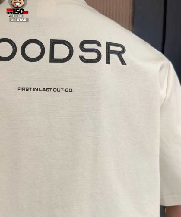 Áo thun tay ngắn hype cotton GoodSR in fornt back 4