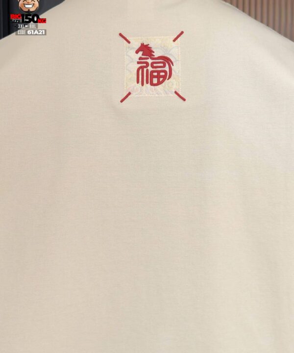 Áo thun tay ngắn hype cotton logo Phúc cách điệu horse 4