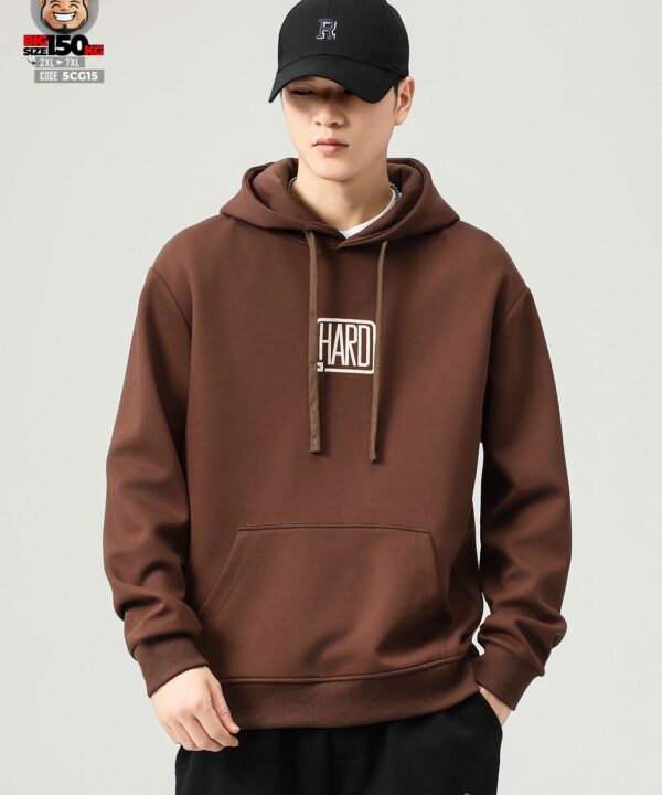 Hoodie họa tiết Hard cách điệu cotton mềm 350gsm chuẩn form