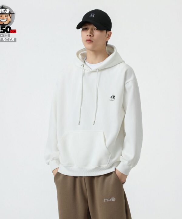 Alternative view of Hoodie logo moutain 320gsm mềm mại thu đông