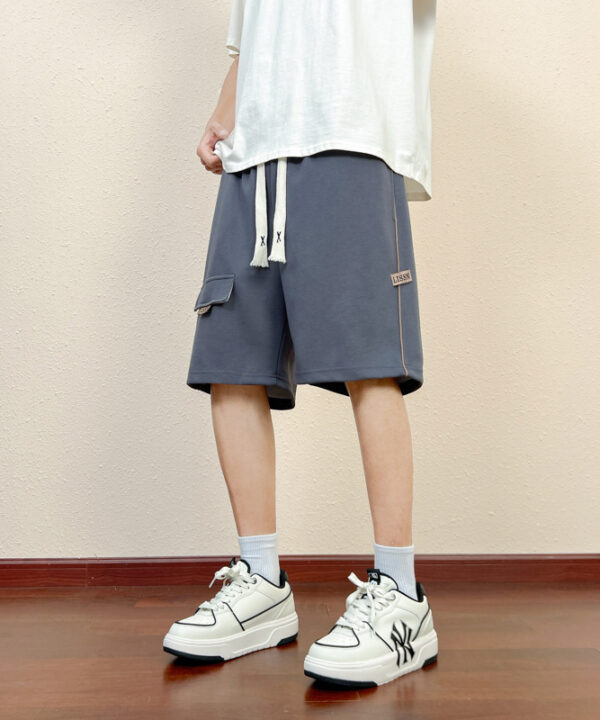 Quần ngắn thun thể thao sọc hông giả túi Lissn 1