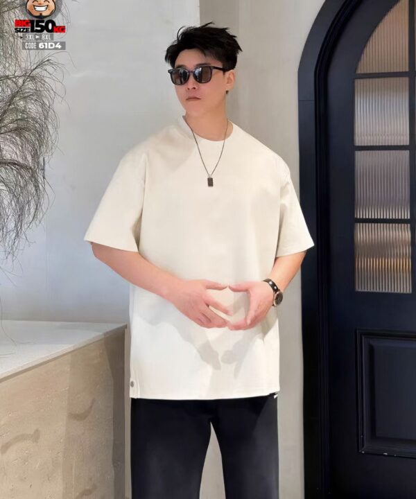 Áo thun tay ngắn basic type kul phối nút khuy eo 3