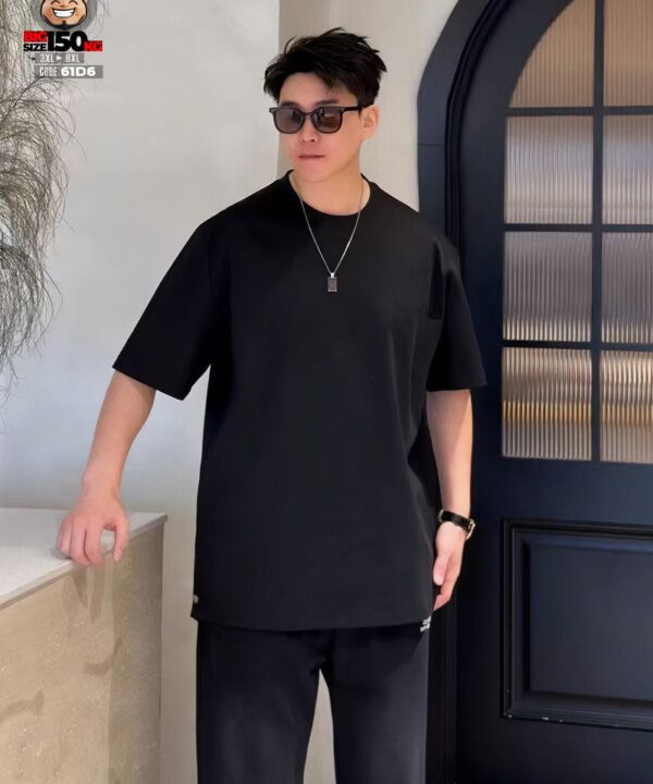 Áo thun tay ngắn basic type kul phối nút khuy eo 2