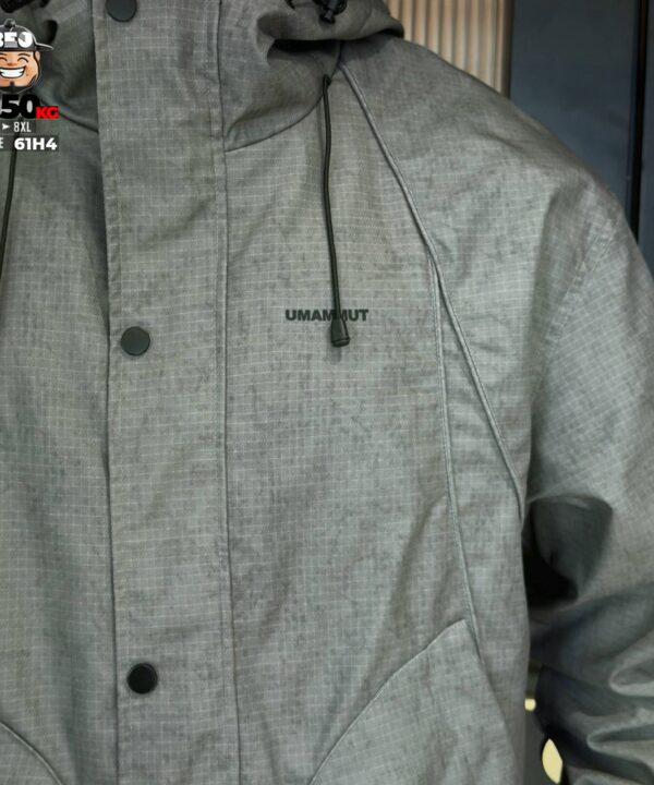 Áo khoác dù jacket họa tiết rằn ri ẩn phối túi kiểu army 4