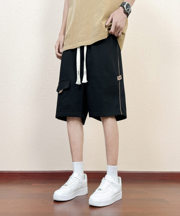 Quần ngắn thun thể thao sọc hông giả túi Lissn 2