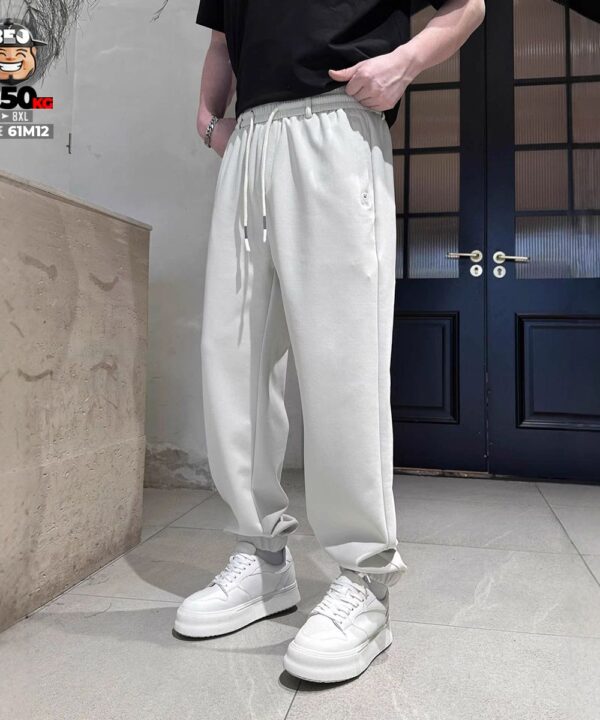 Quần dài thun jogger basic dog hand sign