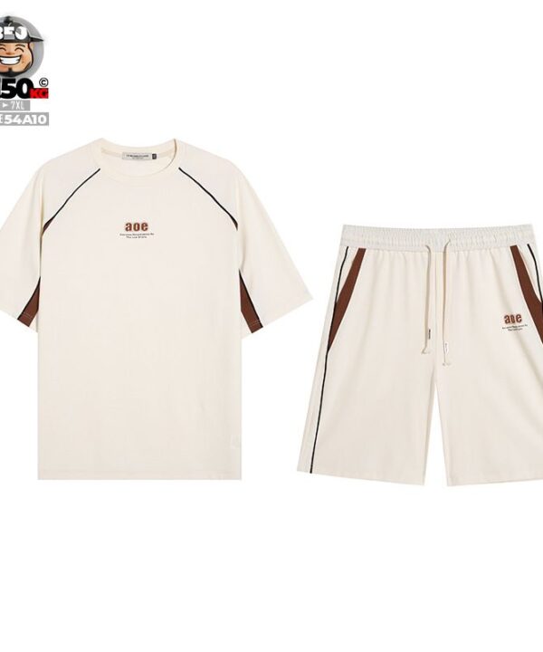 Đồ bộ short thun cotton hack dán AOE sport tide band 16