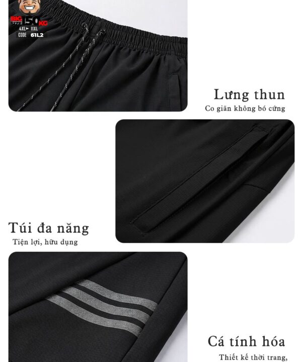 Quần short thun lạnh thể thao kiểu dáng 3 sọc ngang sport style 7 Quần short thun lạnh thể thao kiểu dáng 3 sọc ngang sport style 3