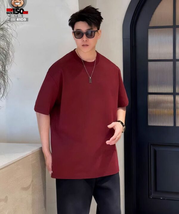 Alternative view of Áo thun tay ngắn basic type kul phối nút khuy eo