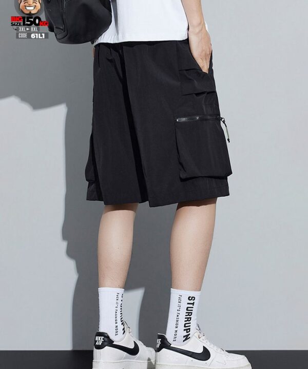 Quần short thun lạnh túi họp giả ráp cá tính 7 Quần short thun lạnh túi họp giả ráp cá tính 3