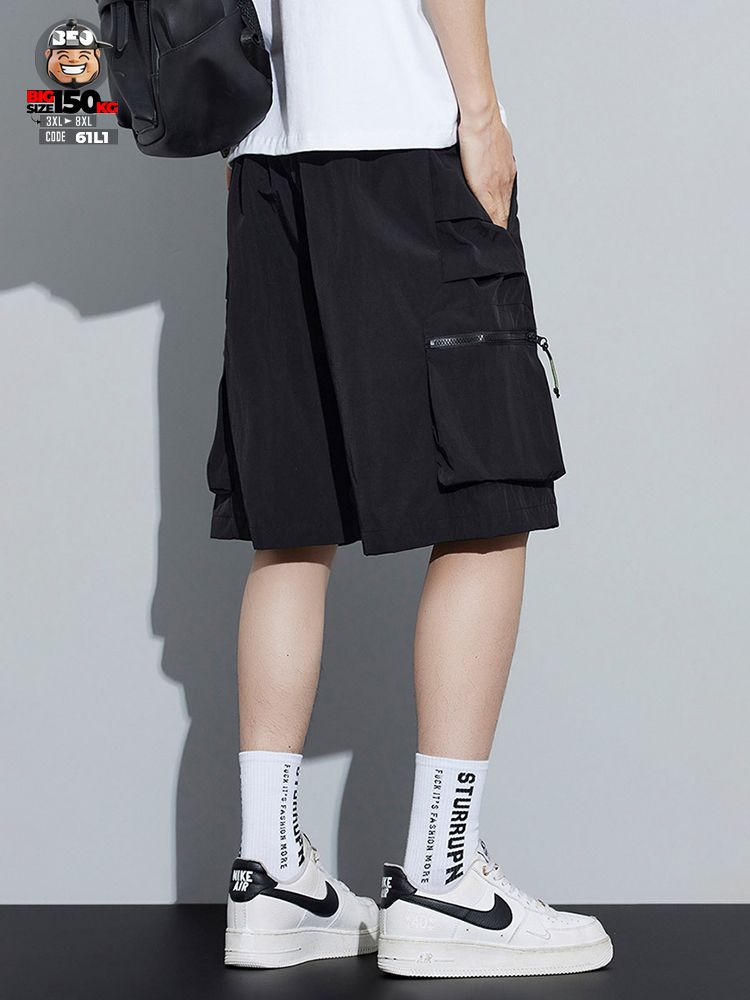 Quần short thun lạnh túi họp giả ráp cá tính 4 Quần short thun lạnh túi họp giả ráp cá tính - Ảnh 4