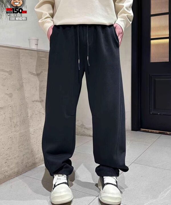 Alternative view of Quần dài jogger rộng đùi wax loang chỉ nổi street wear