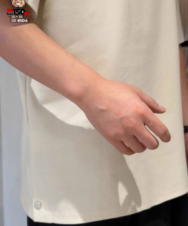 Áo thun tay ngắn basic type kul phối nút khuy eo 4