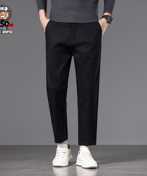 Quần dài kaki cotton basic co giãn ngang mắt cá premium 3