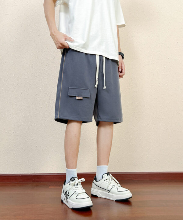 Quần ngắn thun thể thao sọc hông giả túi Lissn 3