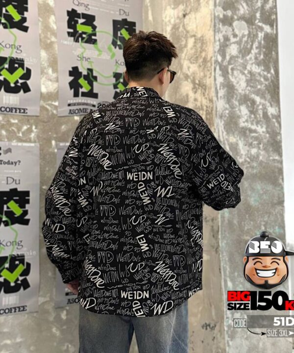 Áo khoác sơ mi when day WD texture full coat style 1