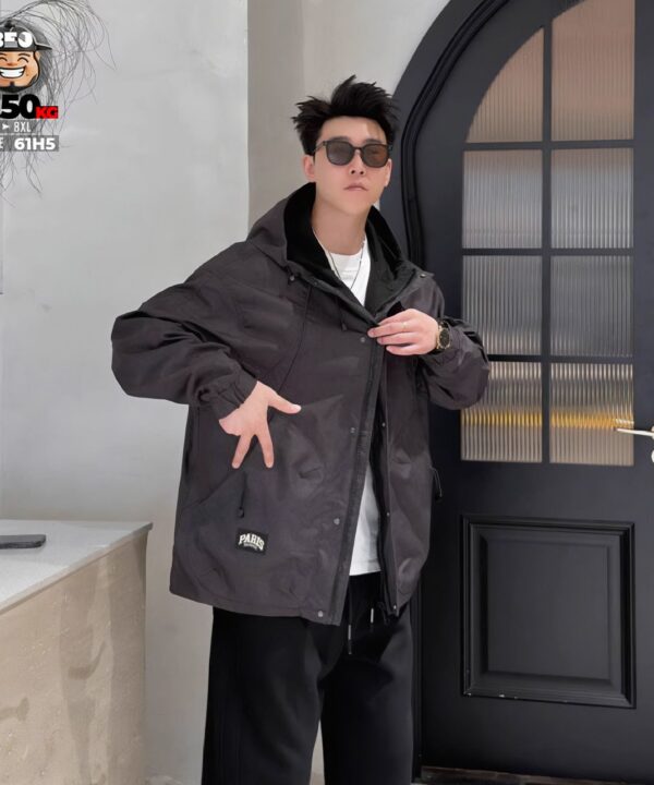 Alternative view of Áo khoác dù jacket họa tiết rằn ri ẩn phối túi kiểu army