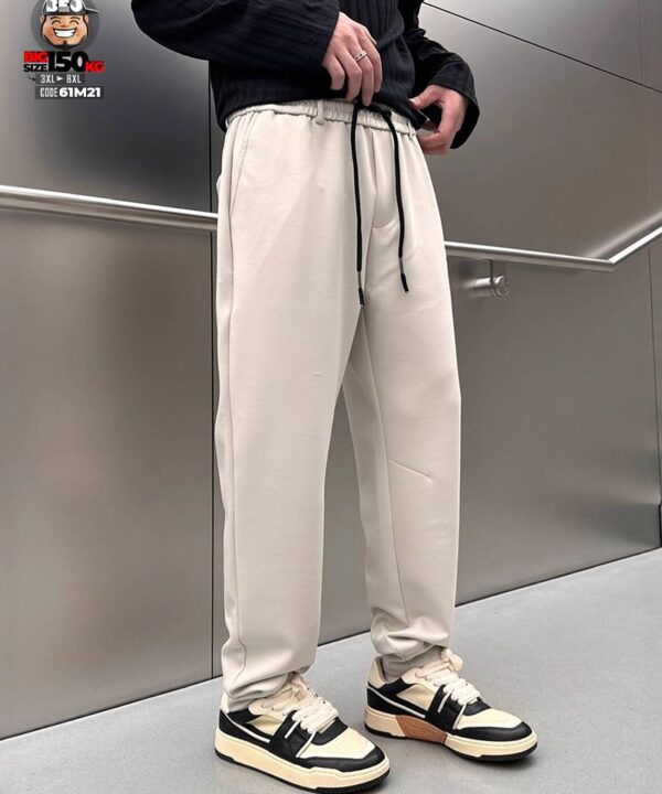 Quần dài jogger cotton khắc họa tiết nổi OHO phối túi cá tính 2