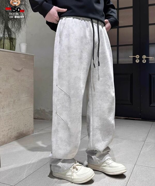 Quần dài jogger thun dầy dặn chỉ xương nổi đầu gói cá tính