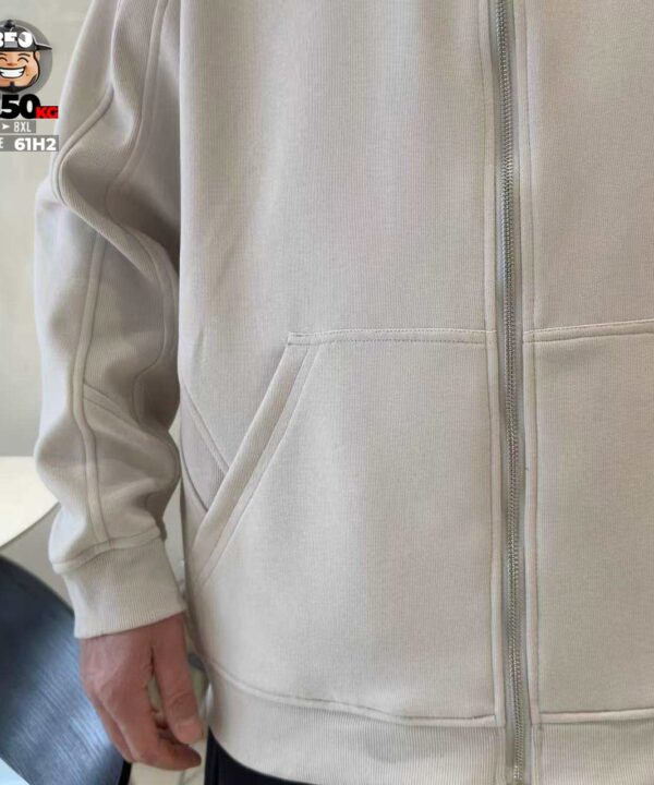 Áo khoác bomber thun phối nón túi classic tide band 3