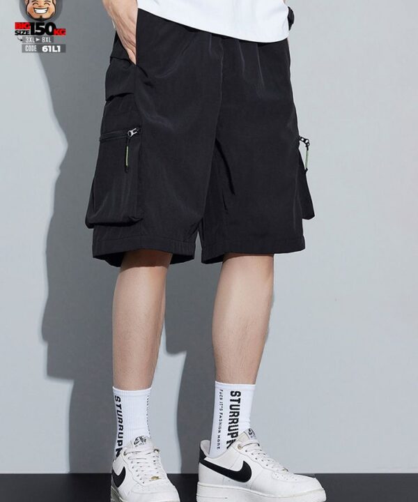 Quần short thun lạnh túi họp giả ráp cá tính