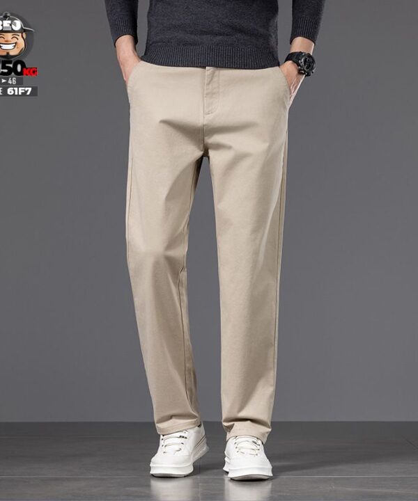 Quần dài kaki cotton basic co giãn premium