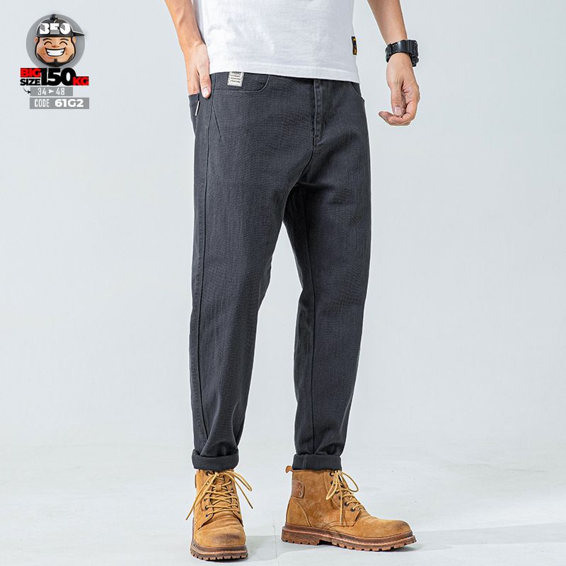 Quần dài kaki thun đũi slim fit basic style 2 Quần dài kaki thun đũi slim fit basic style - Ảnh 2