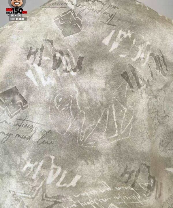 Áo thun tay ngắn texture star mama vân nổi cá tính 4