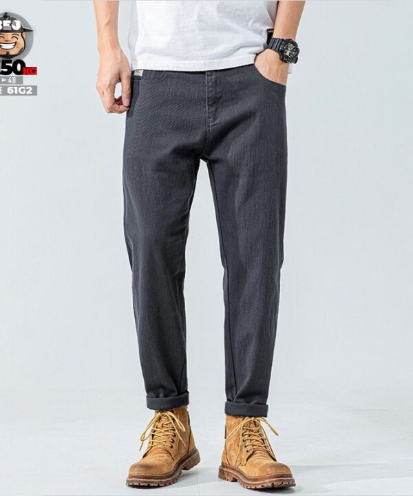Quần dài kaki thun đũi slim fit basic style