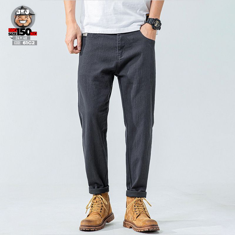 Quần dài kaki thun đũi slim fit basic style 1 Quần dài kaki thun đũi slim fit basic style