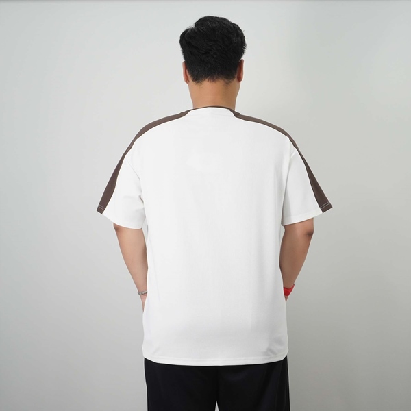 Áo thun tay ngắn nylon sport in ráp vai oldchool style 4 Áo thun tay ngắn nylon sport in ráp vai oldchool style - Ảnh 4