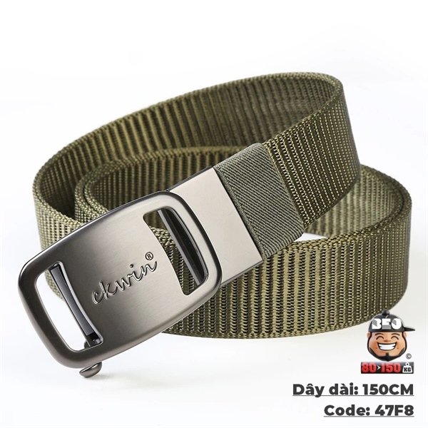 Alternative view of Dây nịt, thắc lưng dây bố dài 150cm cao cấp