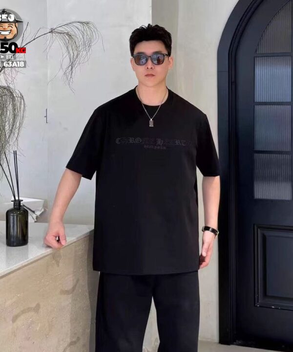 Áo thun tay ngắn cotton họa tiết cách điệu chữ La Mã cá tính 8 Áo thun tay ngắn cotton họa tiết cách điệu chữ La Mã cá tính 3