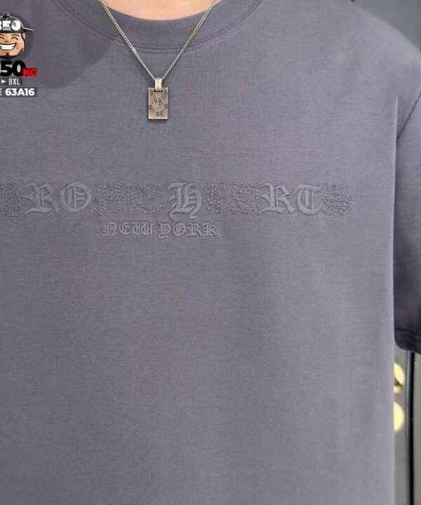 Áo thun tay ngắn cotton họa tiết cách điệu chữ La Mã cá tính 9 Áo thun tay ngắn cotton họa tiết cách điệu chữ La Mã cá tính 4