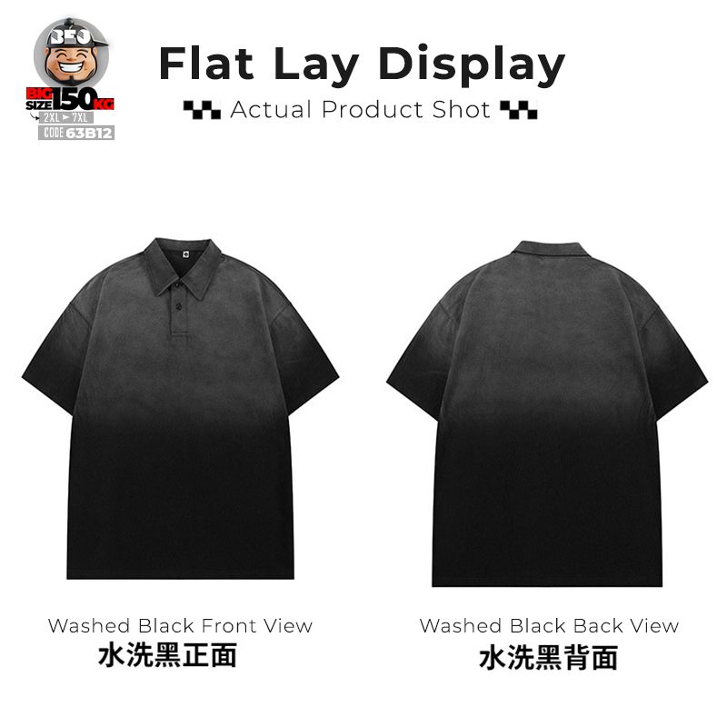 Áo thun tay ngắn Polo Wash Technology chuyển sắc retro vibe 4 Áo thun tay ngắn Polo Wash Technology chuyển sắc retro vibe - Ảnh 4