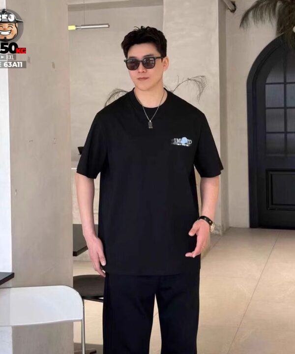 Áo thun tay ngắn cotton họa tiết chữ I Mist Tecd with head 7 Áo thun tay ngắn cotton họa tiết chữ I Mist Tecd with head 2