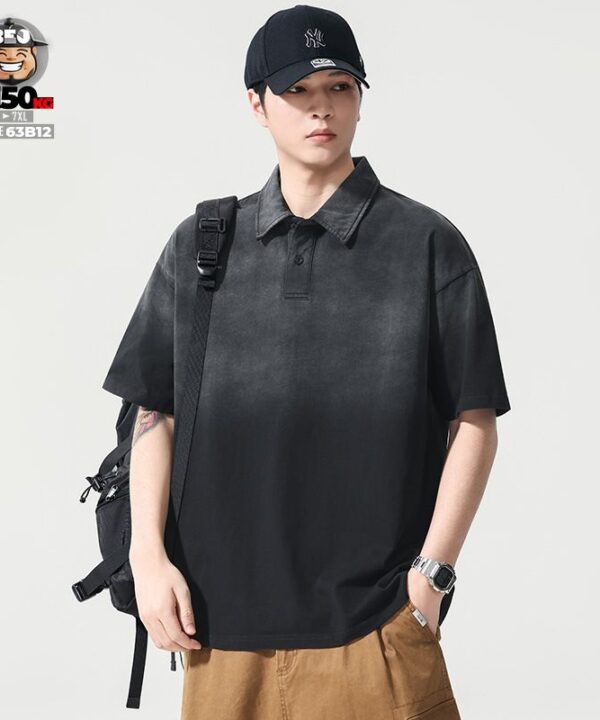 Home 54 Alternative view of Áo thun tay ngắn Polo Wash Technology chuyển sắc retro vibe