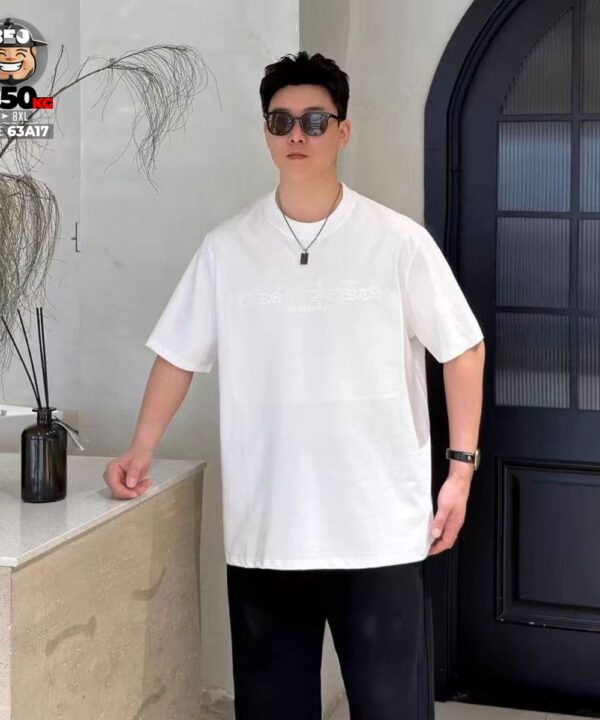 Home 46 Alternative view of Áo thun tay ngắn cotton họa tiết cách điệu chữ La Mã cá tính