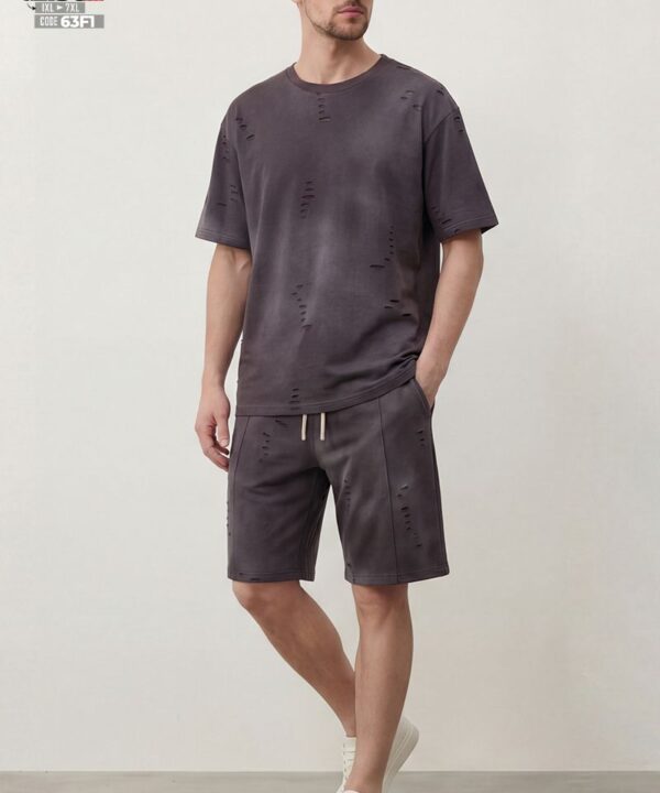 Set đồ bộ loang màu dark tone wash nhẹ street style