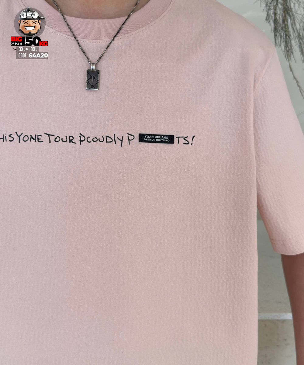 Áo thun tay ngắn cotton jacquard with temp this yone Tour 4 Áo thun tay ngắn cotton jacquard with temp this yone Tour - Ảnh 4