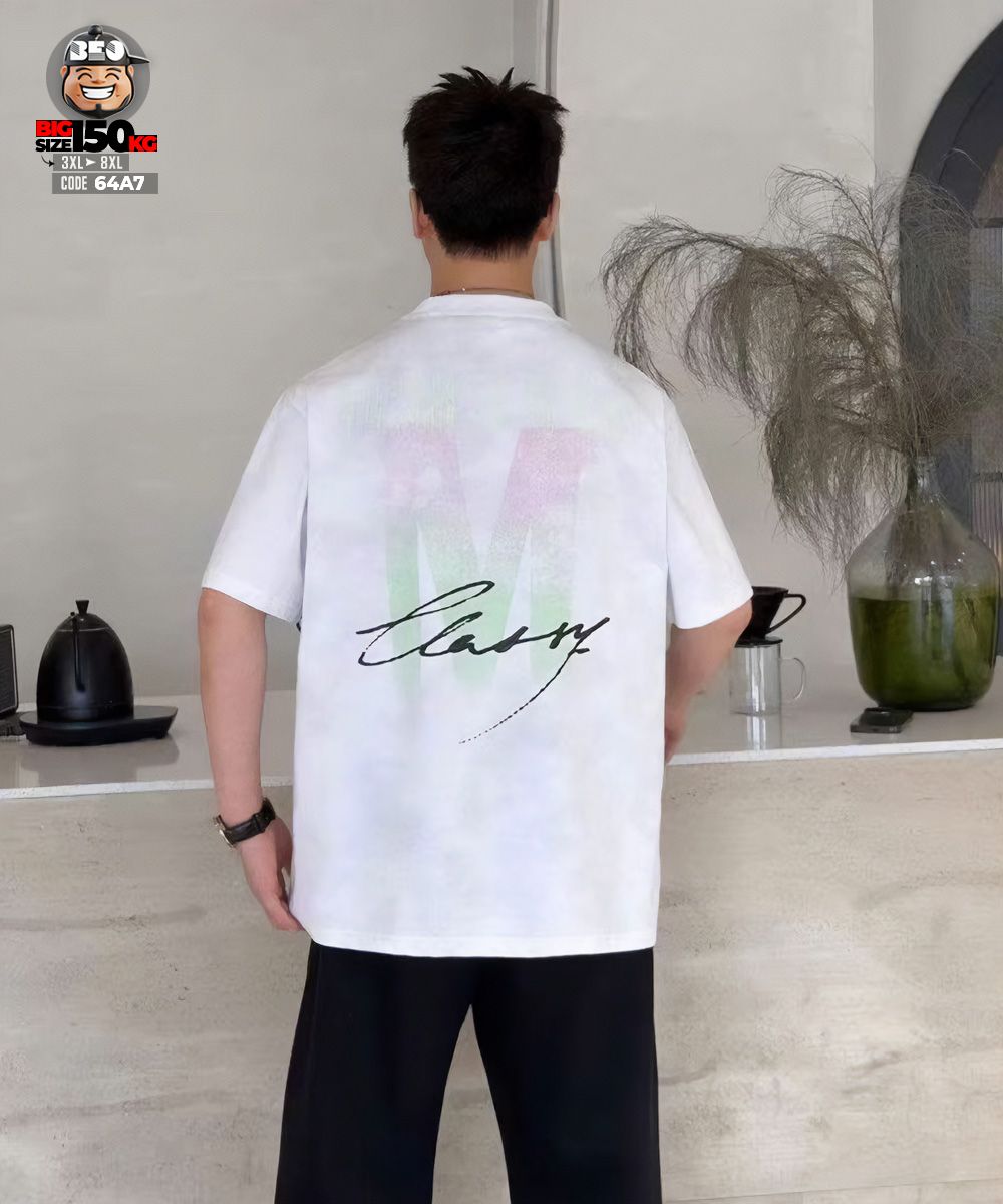 Áo thun tay ngắn M graphity chất jacquard streeet 1 Áo thun tay ngắn M graphity chất jacquard streeet