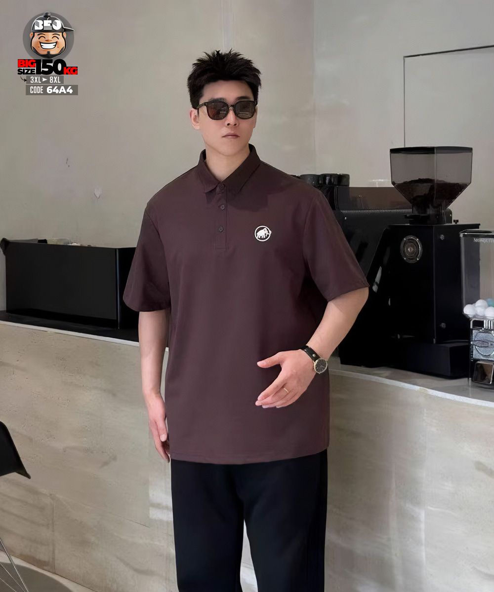 Áo thun tay ngắn Polo elephant logo in form style 1 Áo thun tay ngắn Polo elephant logo in form style