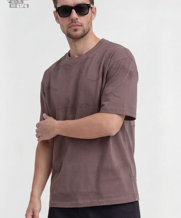 Home 30 Alternative view of Áo thun tay ngắn cotton pha texture nổi nhẹ form suông streetwear style